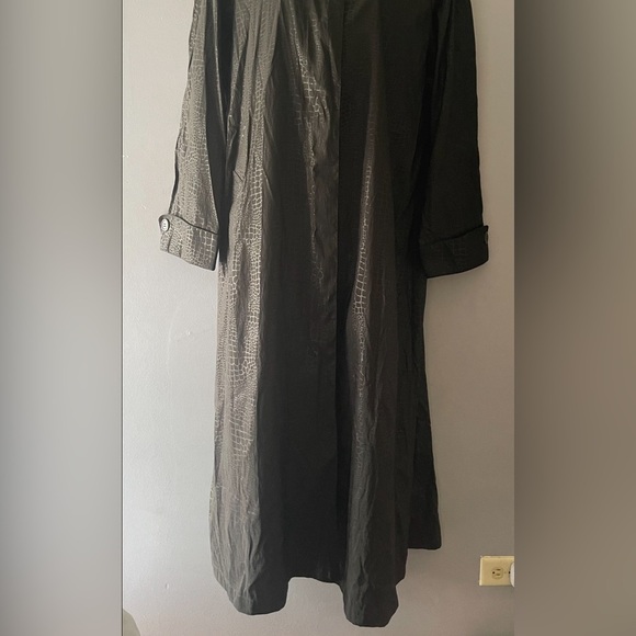 Mycra Pac Black  raincoat LONG Women's reptil print M/L - Picture 16 of 16